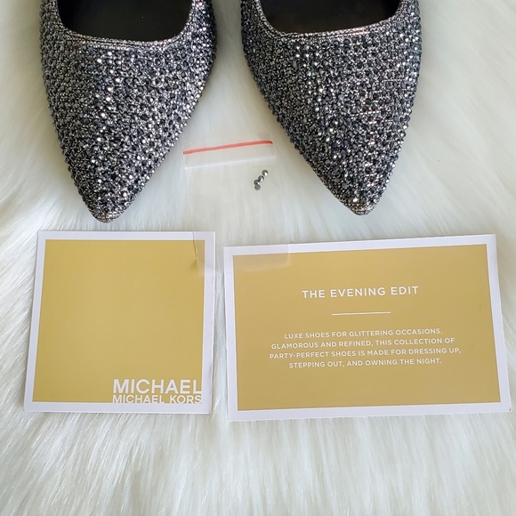 Michael Kors Dorothy Flex Pump Glitter Size 8 - Picture 10 of 11